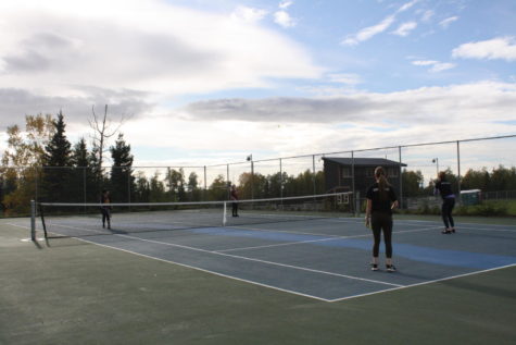 Dimond Tennis in action